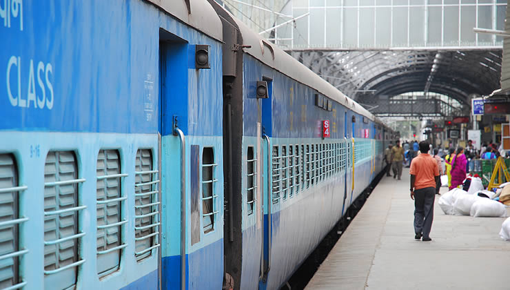 Indian Railway Station Train Photography