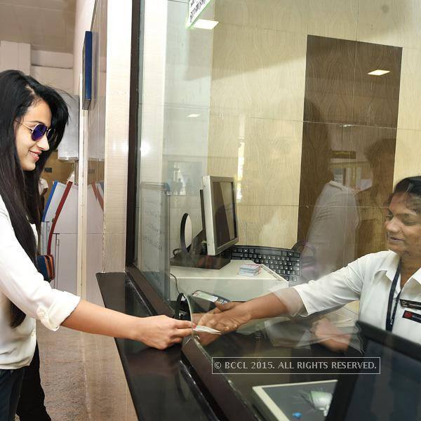 Trisha Getting Metro Train Ticket for travel