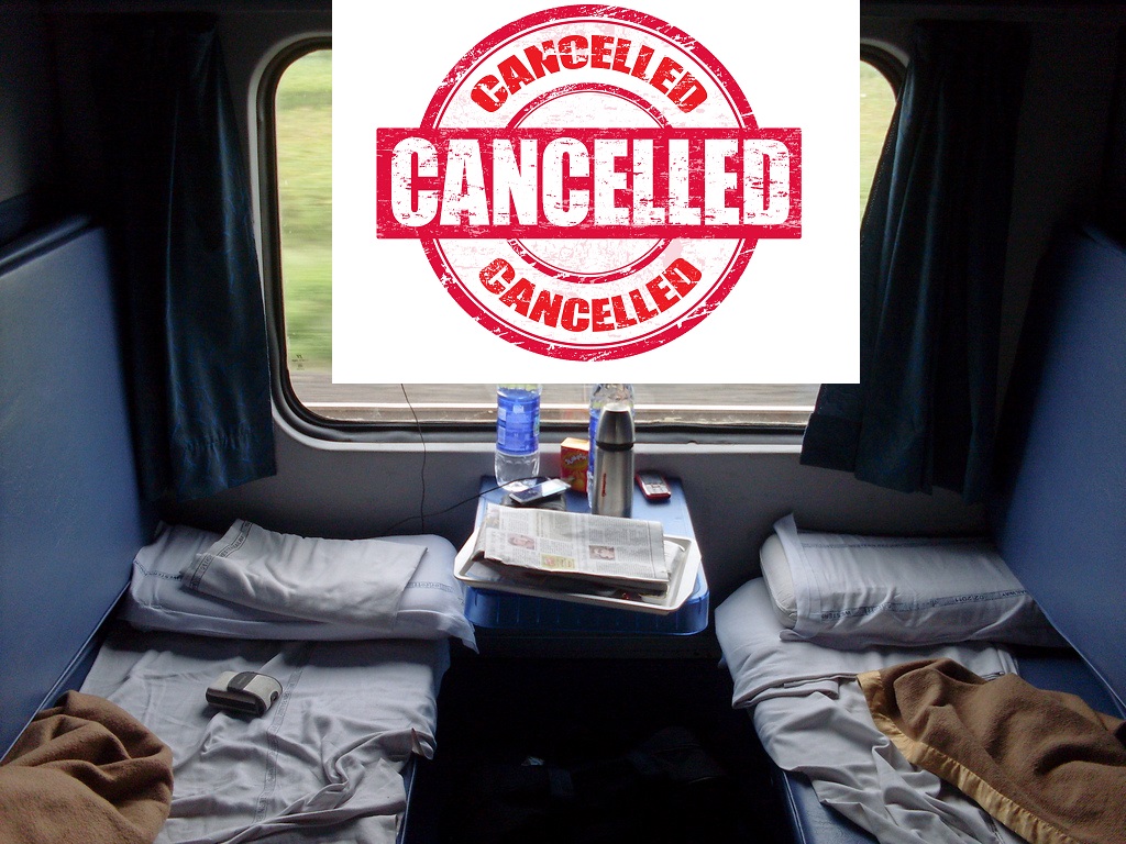 Indian Train AC Coach Cancellation